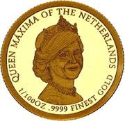 20 Dollars Queen Maxima, Liberia, 2021 reverse image