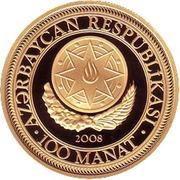 100 Manat Heydar Aliyev 85 obverse image