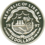 25 Dollars Standard Catalog of World Coins obverse image