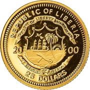 25 Dollars Martin Luther obverse image