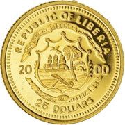 25 Dollars Julius Caesar obverse image