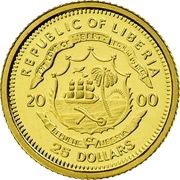 25 Dollars John F. Kennedy obverse image