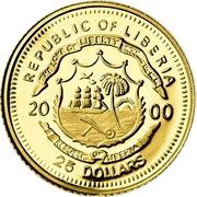25 Dollars Napoléon Bonaparte obverse image