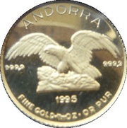 5 Diners Golden Eagle - Gold Bullion obverse image