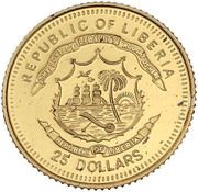 25 Dollars Gorch Fock obverse image