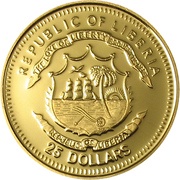 25 Dollars Moric Benovsky obverse image