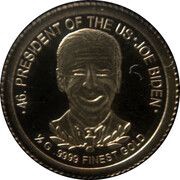 25 Dollars Joseph Robinette Biden Jr., Liberia, 2020 reverse image