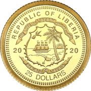 25 Dollars Agate obverse image