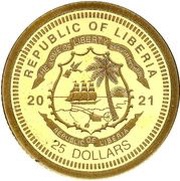 25 Dollars Labradorite obverse image