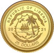 25 Dollars Tanzanit obverse image