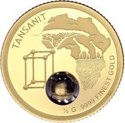 25 Dollars Tanzanit reverse image