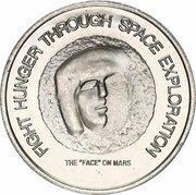 50 Dollars The "Face" on Mars, Liberia, 1996 reverse image
