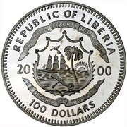 100 Dollars John F. Kennedy in Berlin obverse image