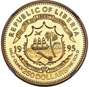250 Dollars World War II - Cairo Conference obverse image