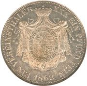 1 Vereinsthaler - Johann II reverse image