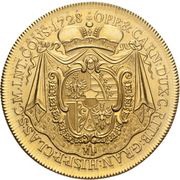 10 Ducats - Josef Johann Adam reverse image