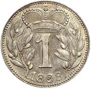 1 Krone - Johann II Pattern reverse image
