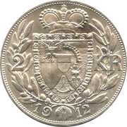 2 Kronen - Johann II reverse image