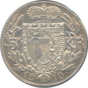 5 Kronen - Johann II reverse image