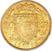 20 Kronen - Johann II reverse image