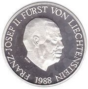 10 Franken - Franz Josef II Anniversary of Reign obverse image