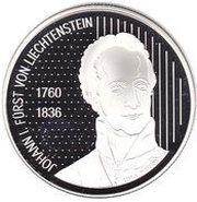 10 Franken - Johann I 200 Years of Sovereignty obverse image