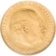 25 Franken - Franz Josef II National Bank obverse image
