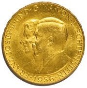 50 Franken - Franz Josef II Franz Josef II and Princess Gina obverse image