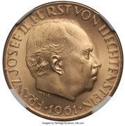 50 Franken - Franz Josef II National Bank obverse image