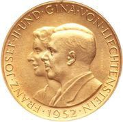 100 Franken - Franz Josef II Franz Josef II and Princess Gina obverse image