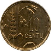 10 Centų reverse image