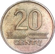 20 Centų reverse image