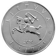 1 Litas Battle of Grunwald obverse image