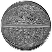 1 Litas European Basketball Championship obverse image