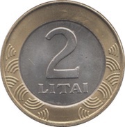 2 Litai reverse image