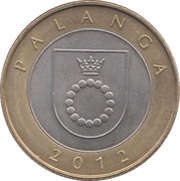 2 Litai Palanga reverse image