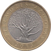 2 Litai Stelmužė oak, Lithuania, 2013 reverse image