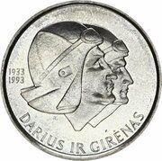 10 Litu Darius and Girėnas, Lithuania, 1993 reverse image