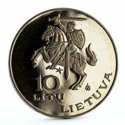 10 Litų World Lithuanian Song Festival obverse image