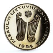 10 Litų World Lithuanian Song Festival, Lithuania, 1994 reverse image