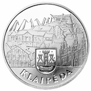 10 Litų Klaipeda, Lithuania, 2002 reverse image