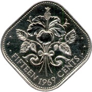 15 Cents - Elizabeth II reverse image