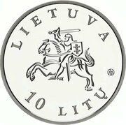 10 Litų Music obverse image