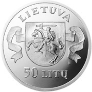 50 Litų Republic obverse image