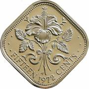 15 Cents - Elizabeth II, Bahamas, 1971-1973 reverse image