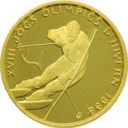 5 Diners - Joan Martí i Alanis XVIII Winter Olympic Games, Andorra, 1997 reverse image