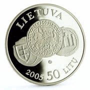 50 Litų 150th anniversary of the National Museum of Lithuania obverse image