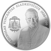 50 Litų Cardinal Vincentas Sladkevičius (1920–2000), Lithuania, 2005 reverse image