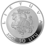 50 Litų Great Seimas of Vilnius obverse image