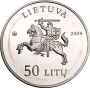 50 Litų Sweet William Catchfly obverse image